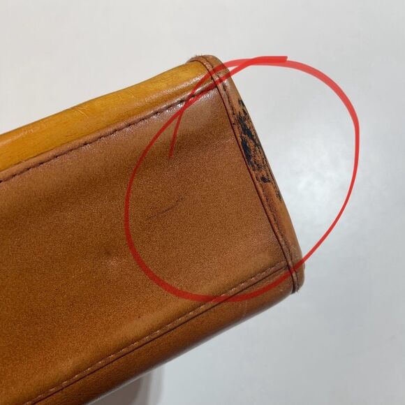 Made in India Hand Tooled Leather Handbag - Picture 9 of 10